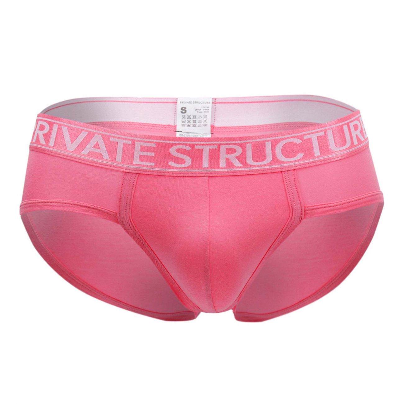 Private Structure PBUZ3748 Platinum Bamboo Contour Briefs Blush