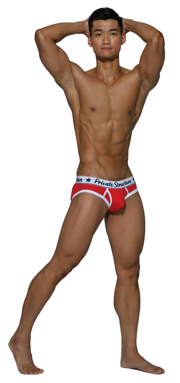 Private Structure SCUX4069 Classic Mini Briefs Red