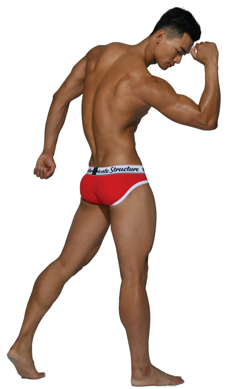 Private Structure SCUX4069 Classic Mini Briefs Red