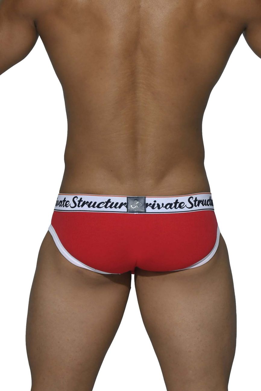 Private Structure SCUX4069 Classic Mini Briefs Red
