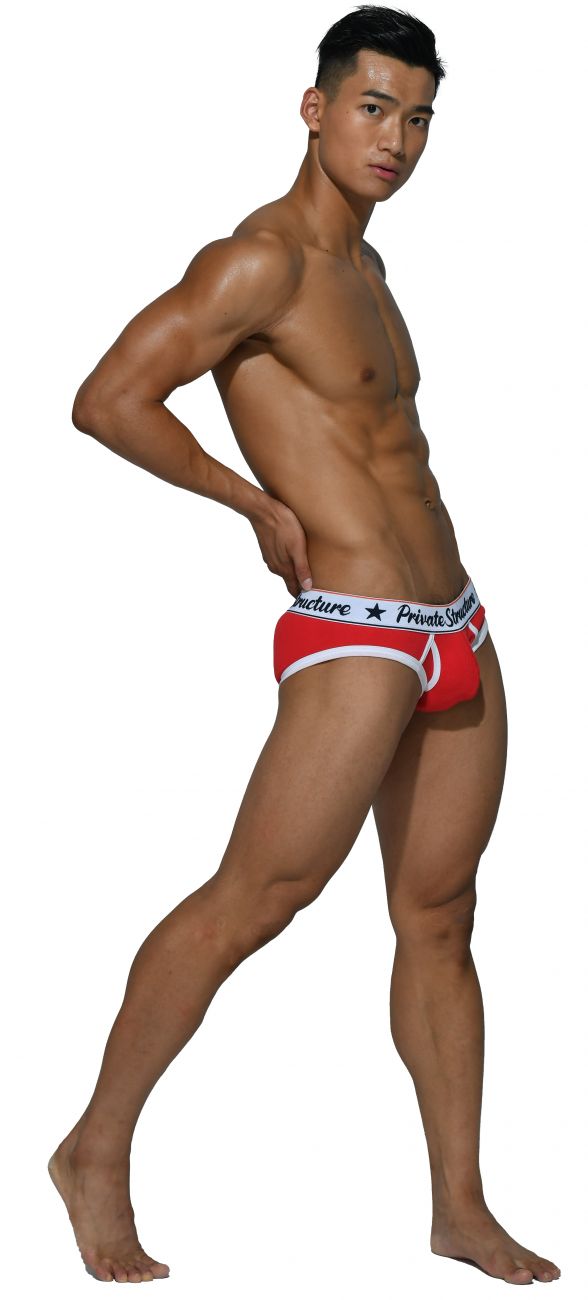 Private Structure SCUX4069 Classic Mini Briefs Red