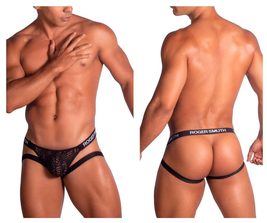 Roger Smuth RS071 Sheer Mesh See-through Jockstrap Black