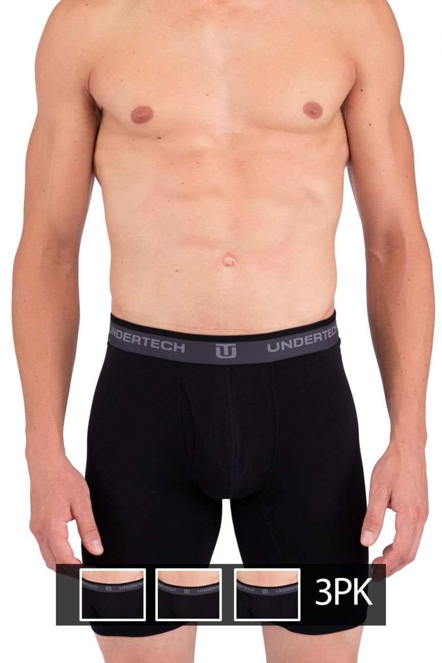 Undertech 342704 Solid Long Boxer Briefs