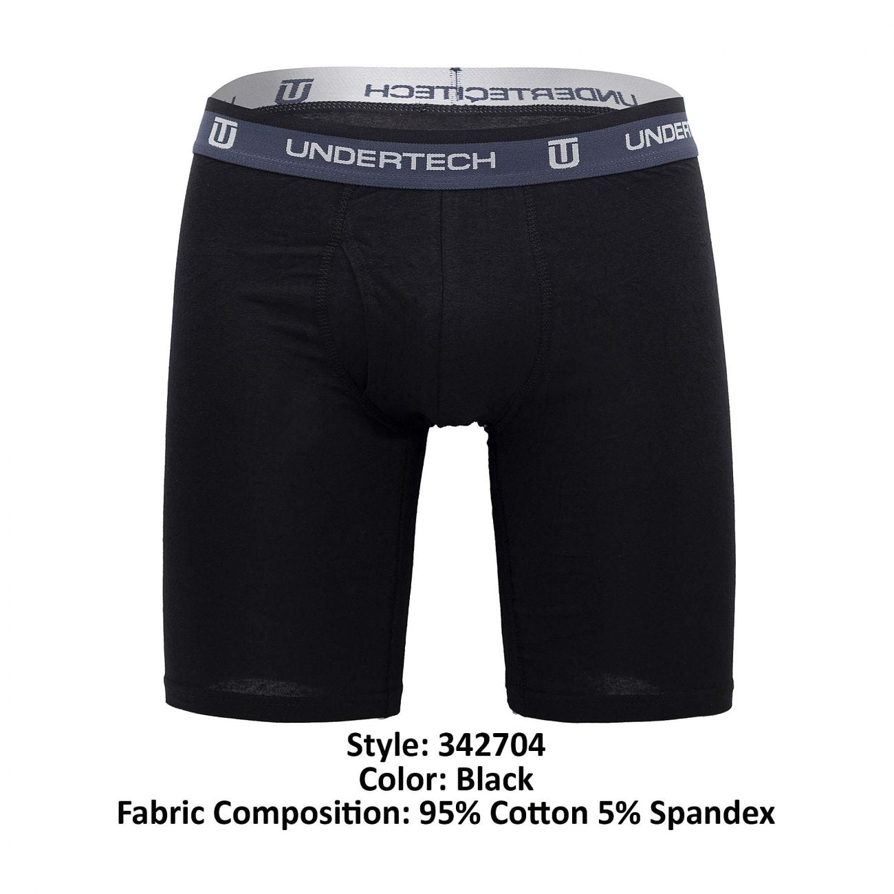 Undertech 342704 Solid Long Boxer Briefs
