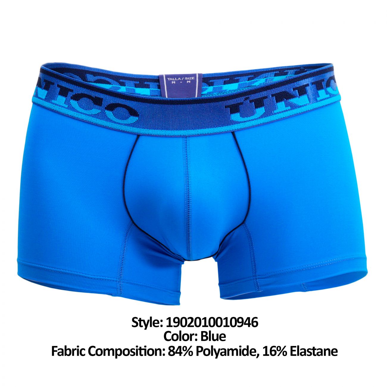 Unico 1902010010946 Boxer Briefs Amana Blue