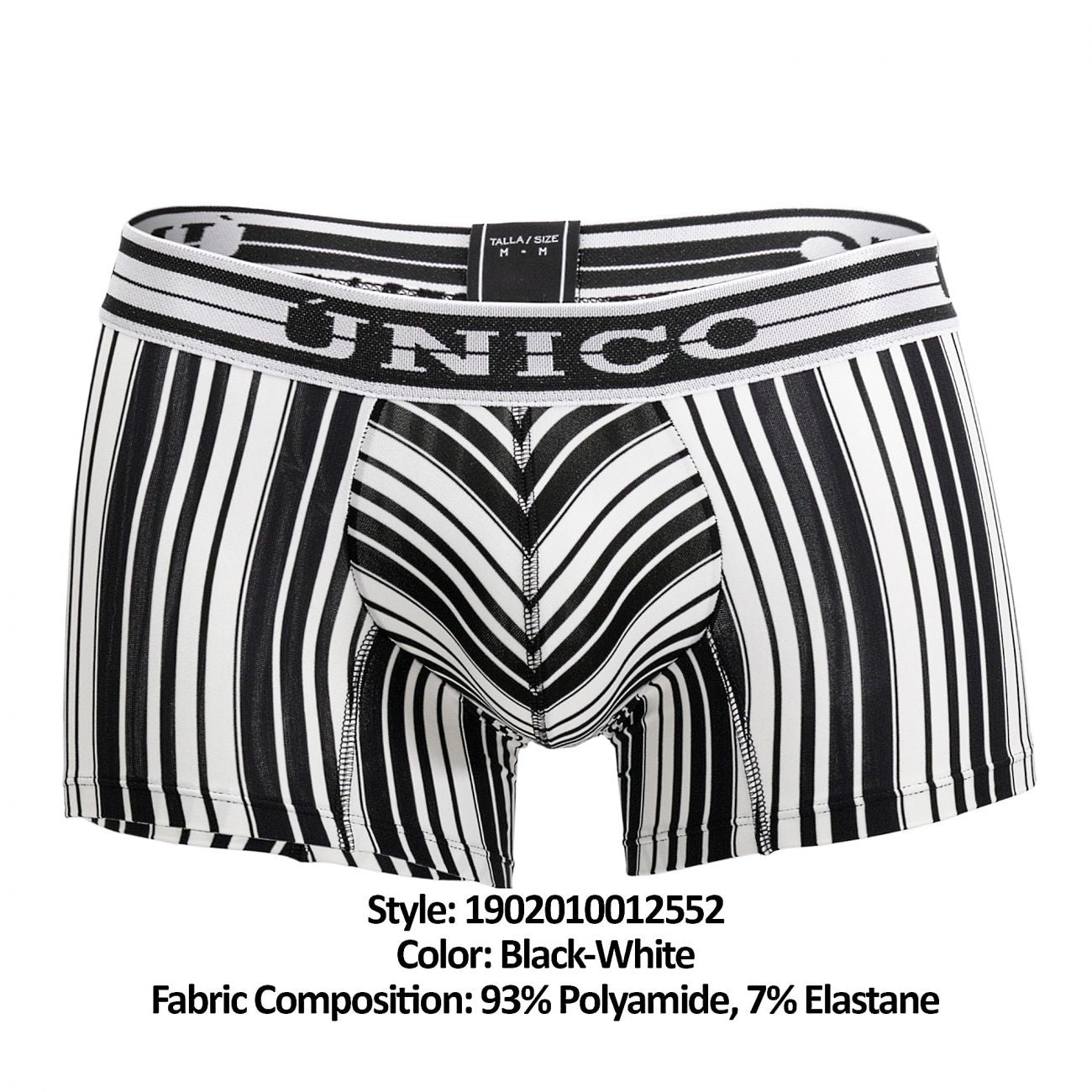 Unico 1902010012552 Trunks Crossbreed Black-White