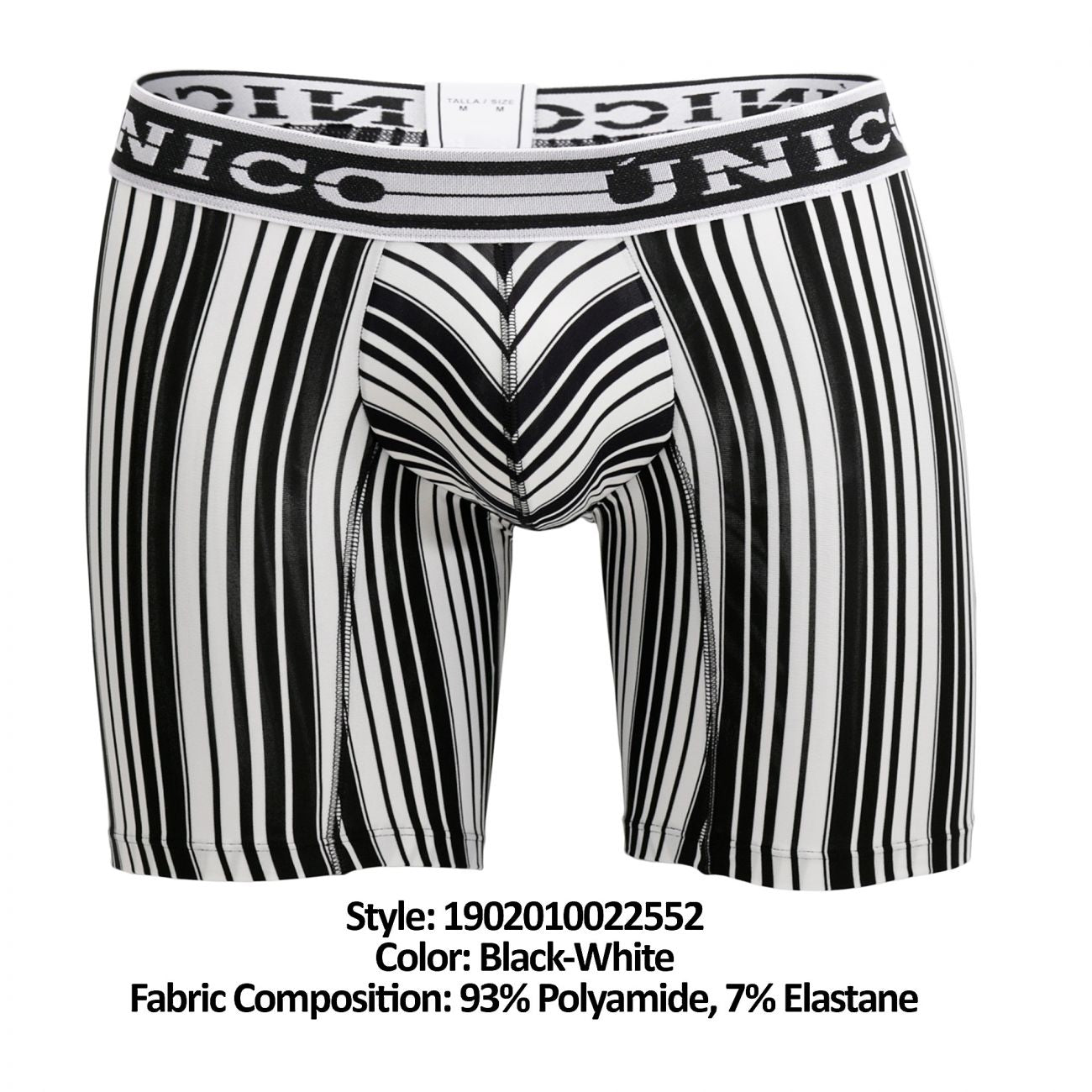Unico 1902010022552 Boxer Briefs Crossbreed Black-White