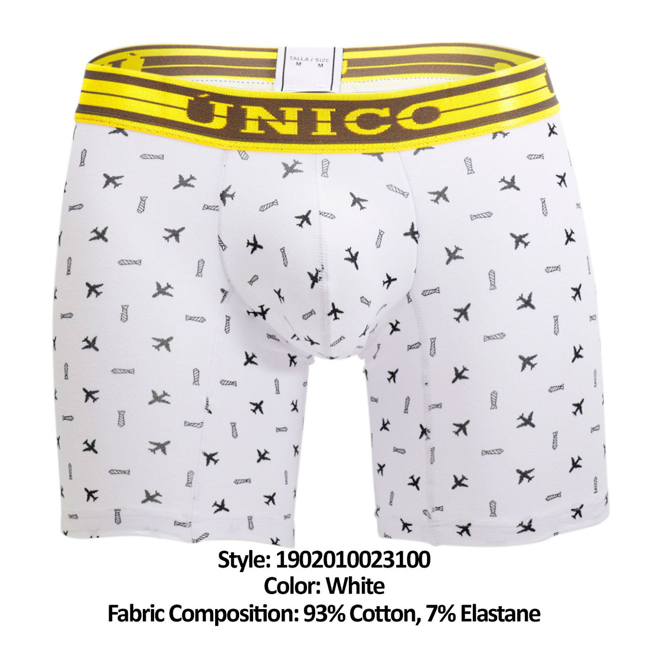 Unico 1902010023100 Boxer Briefs Radical White Printed