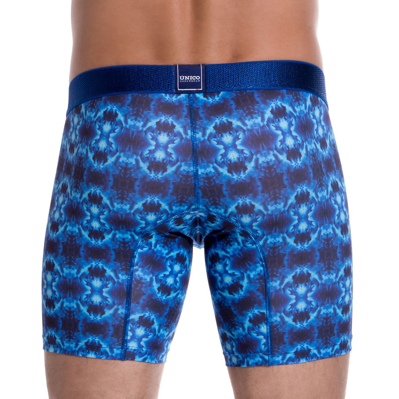 Unico 1908010026046 Boxer Briefs Bruma Blue Printed