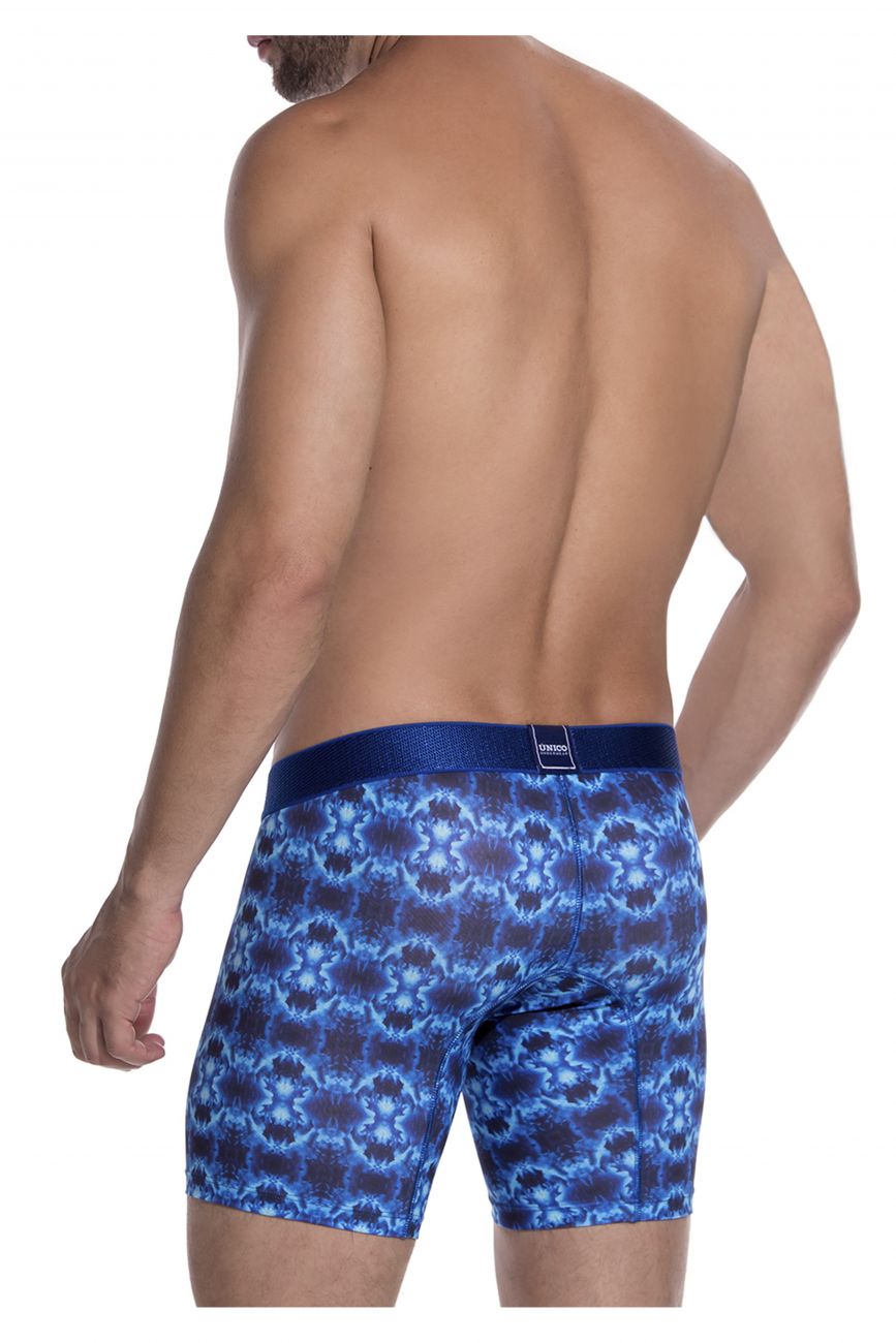Unico 1908010026046 Boxer Briefs Bruma Blue Printed