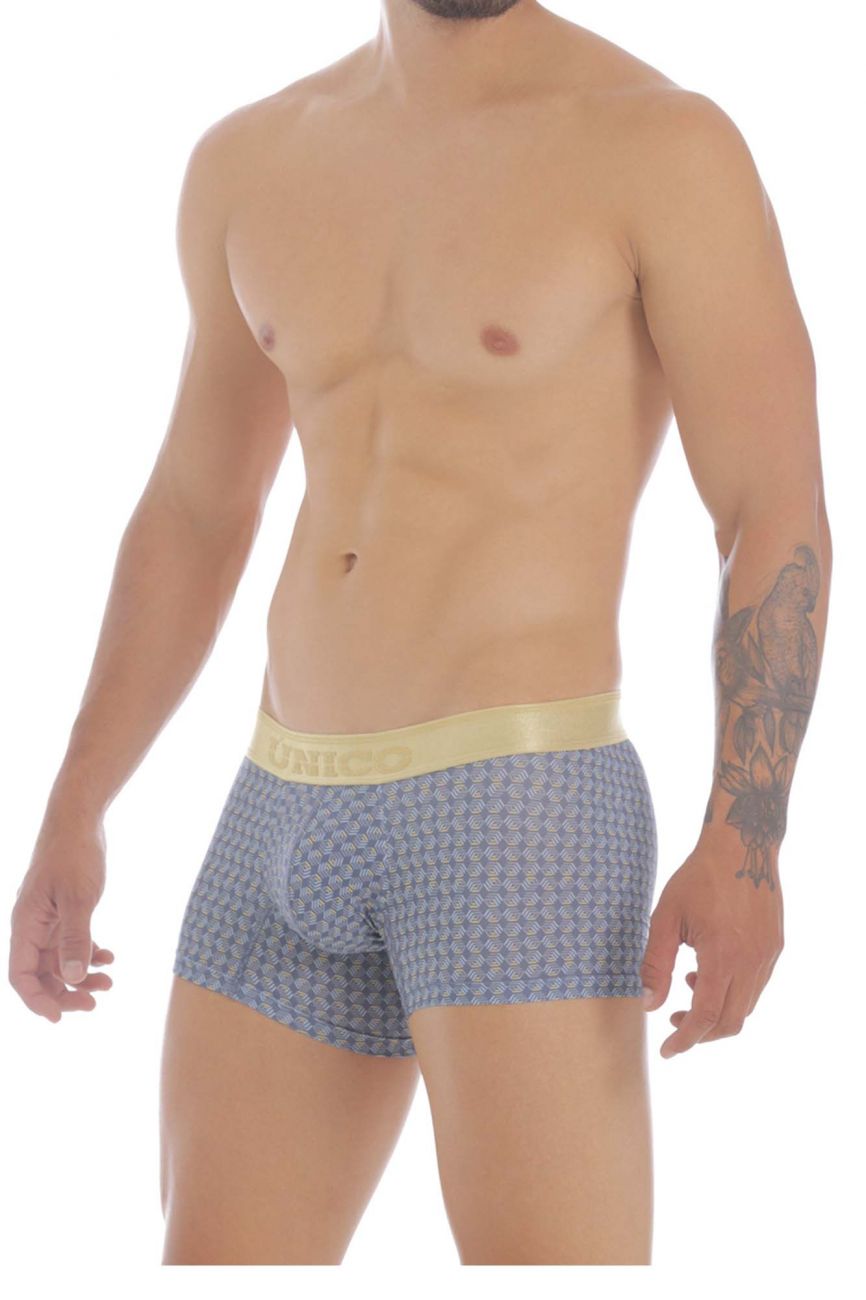 Unico 20070100104 Lucido Trunks Gray Printed