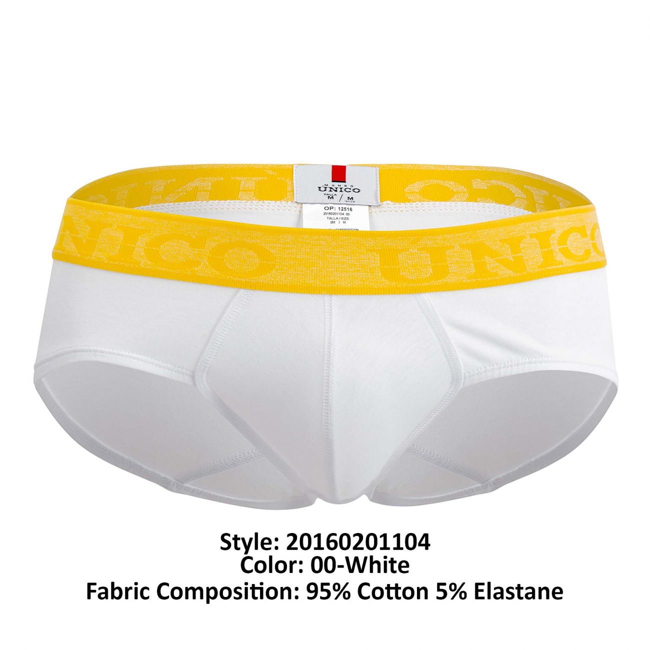 Unico 20160201104 Joyful Briefs White