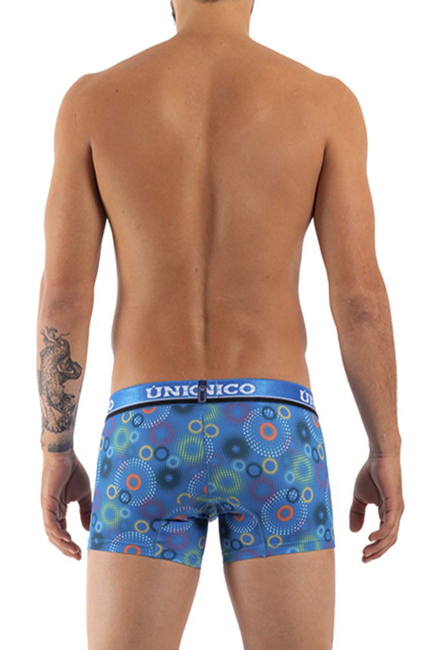 Unico 21110100107 Circle Dots Trunks Blue Printed