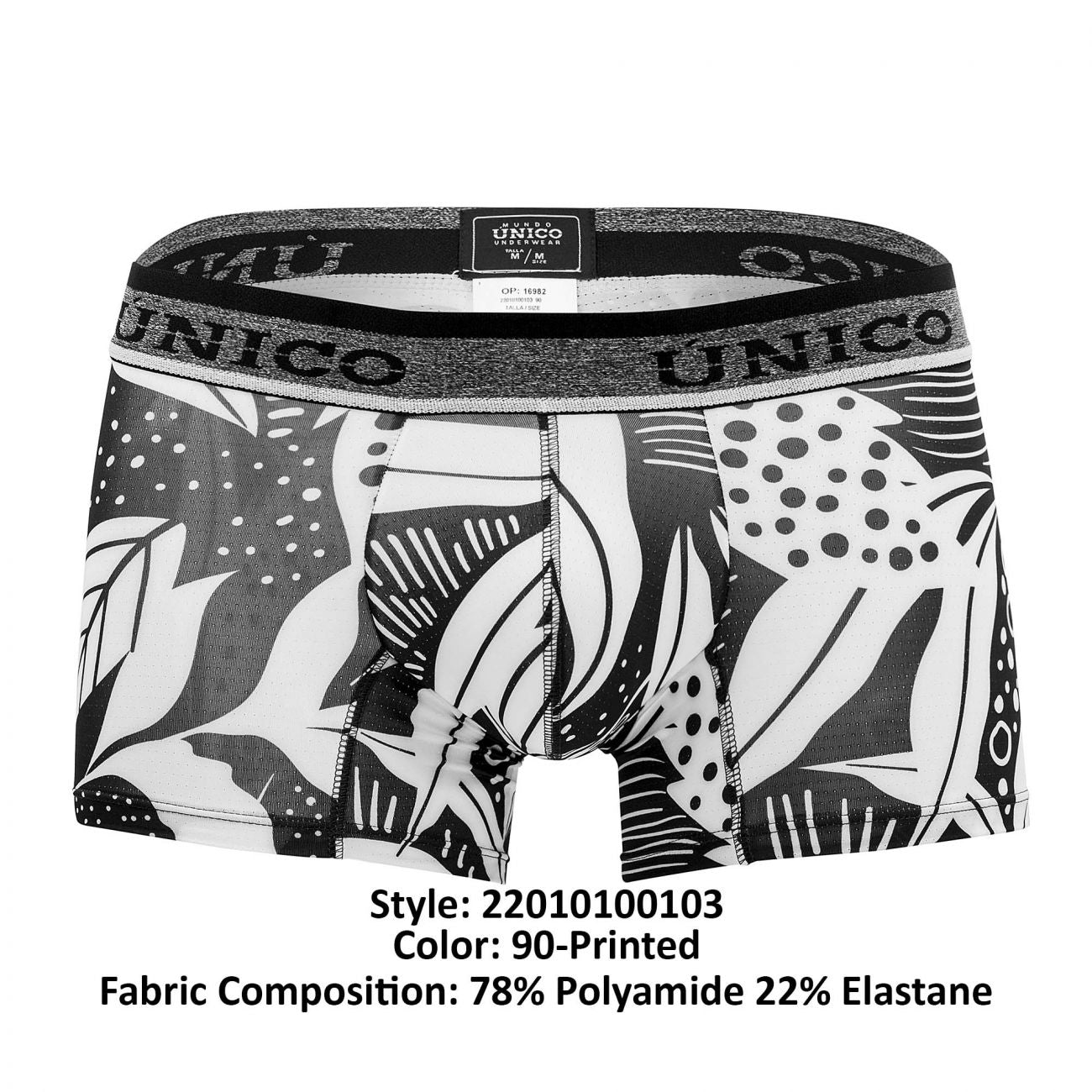Unico 22010100103 Siluetas Trunks Printed