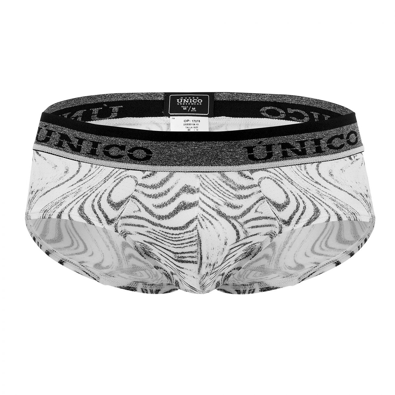 Unico 22020201106 Rastro Briefs White Printed