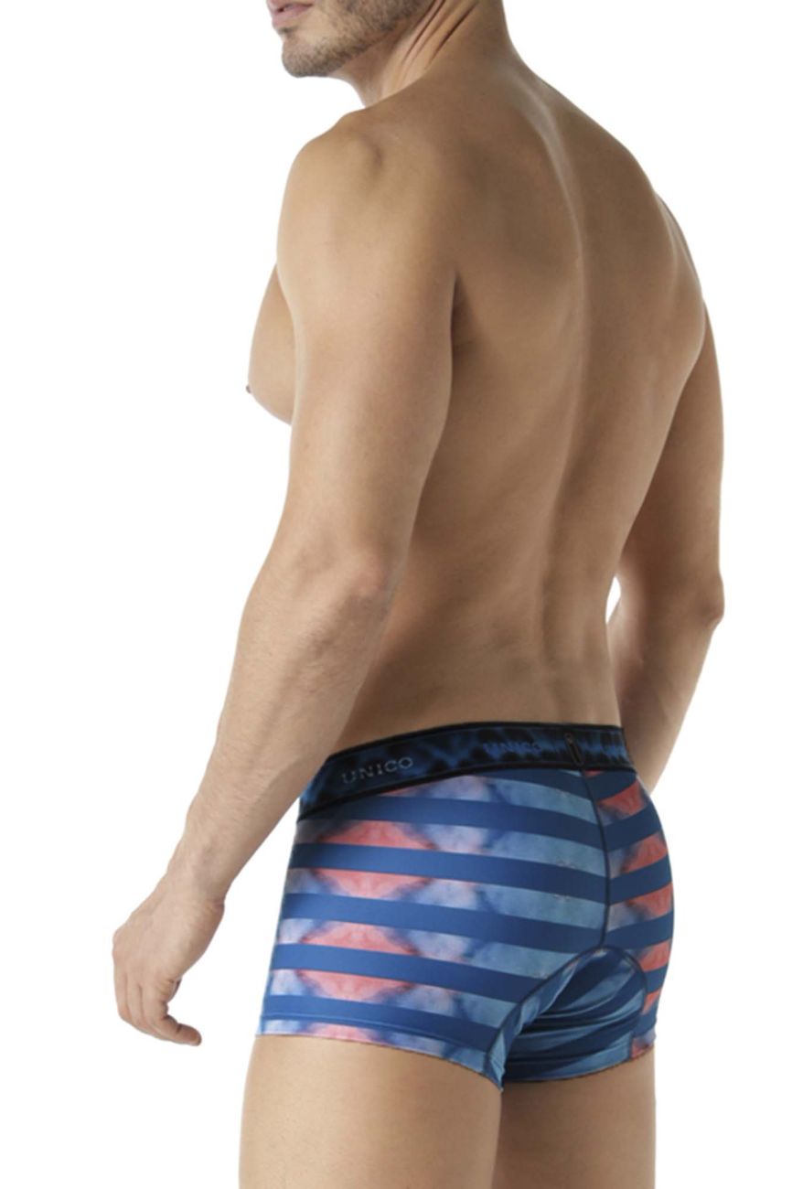 Unico 22070100106 Costera Trunks Blue Printed