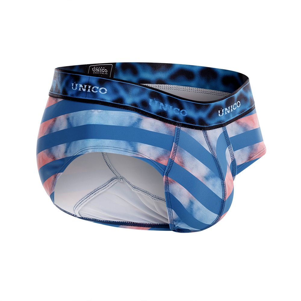 Unico 22070201106 Costera Briefs Blue Printed