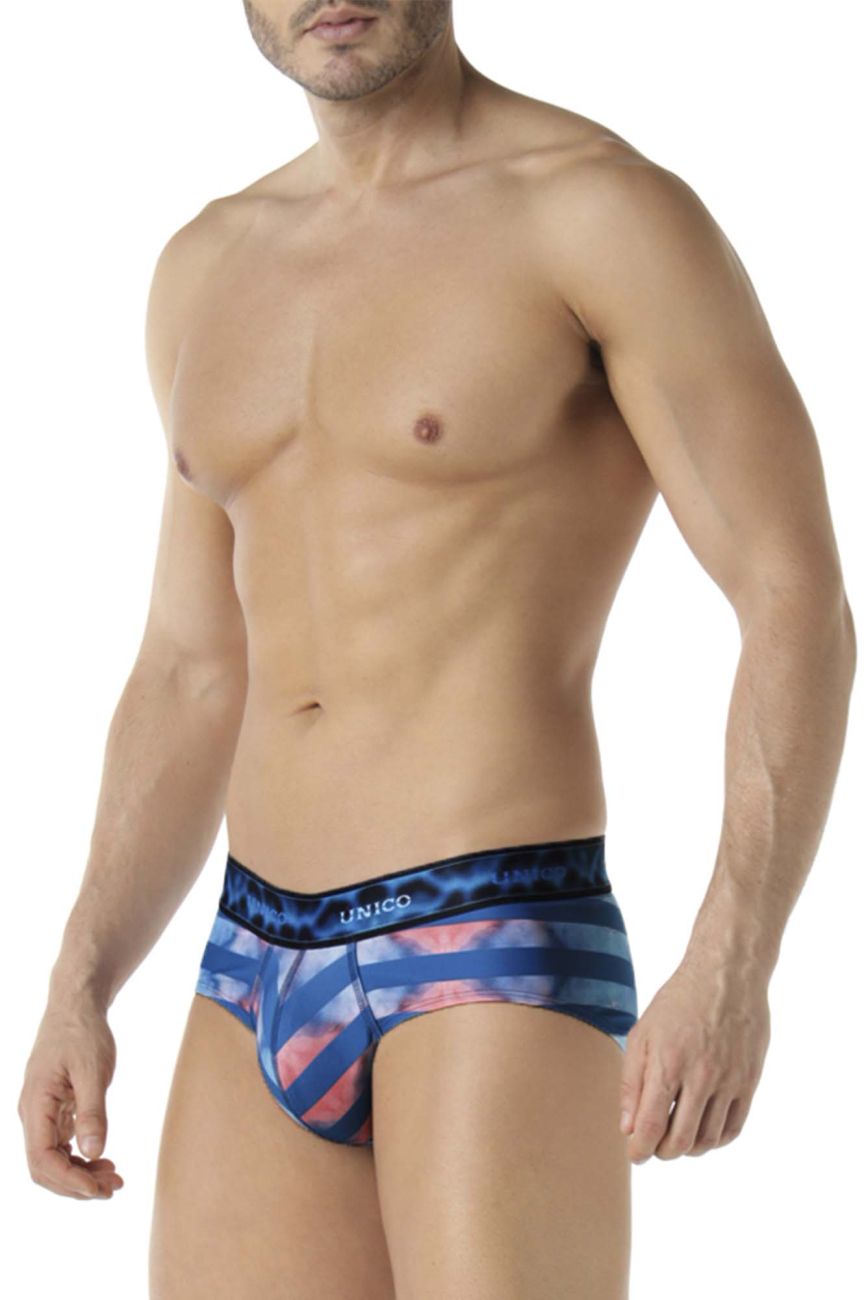 Unico 22070201106 Costera Briefs Blue Printed