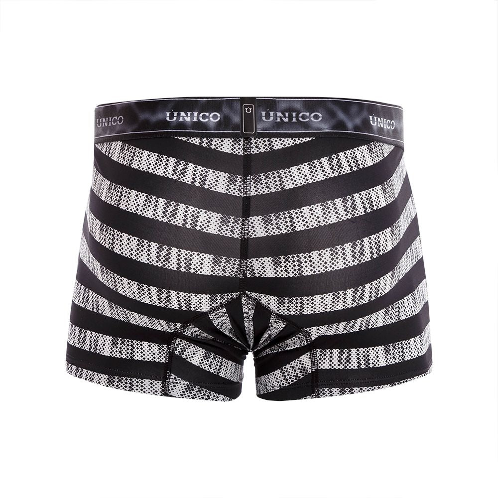 Unico 22080100107 Beteado Trunks Black Printed