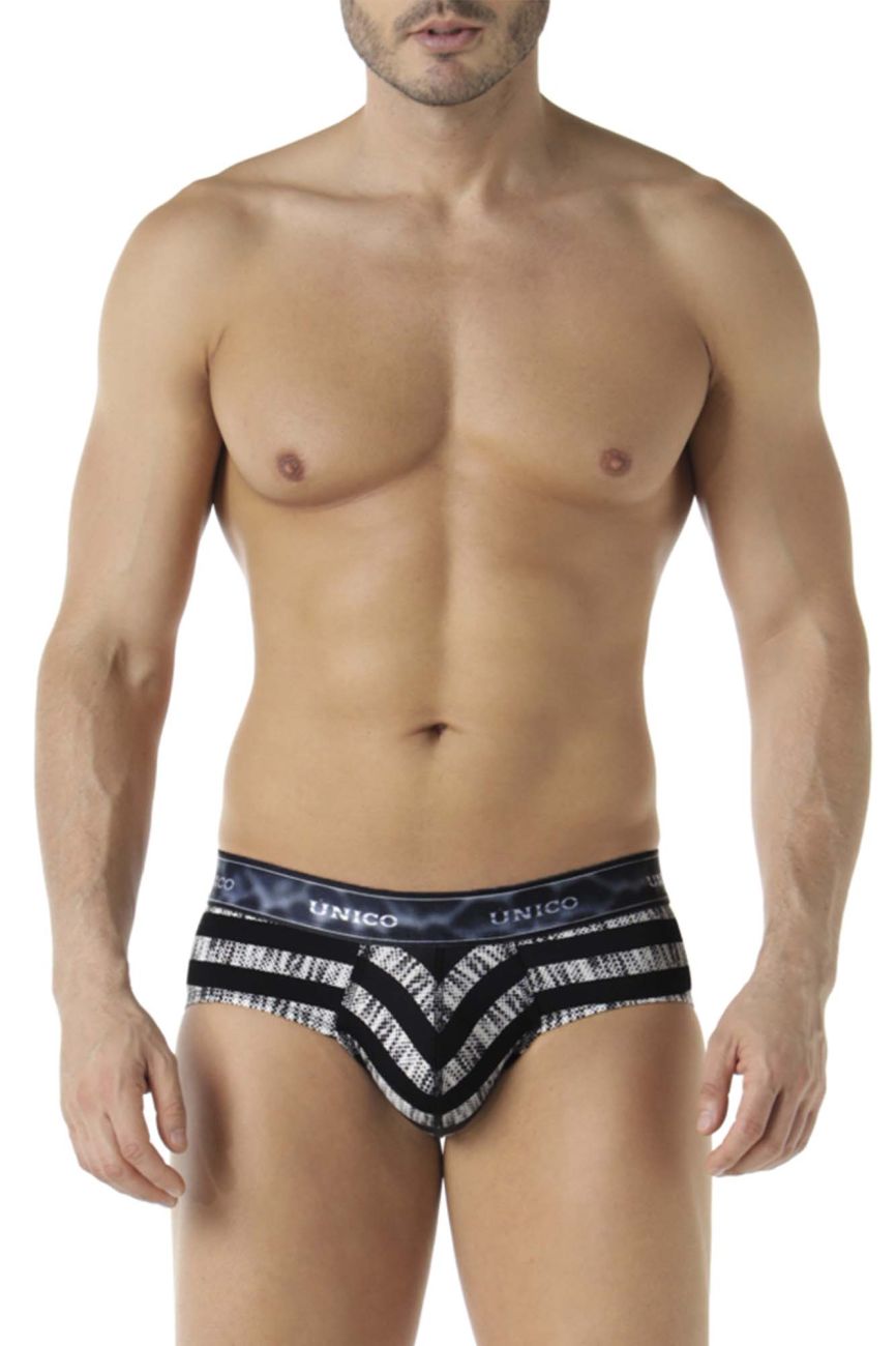 Unico 22080201107 Beteado Briefs Black Printed