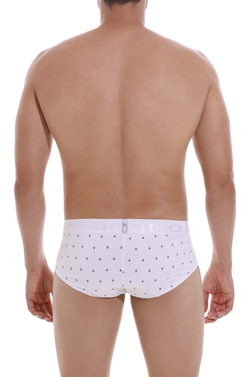Unico 22110201101 Naviero Briefs White Plus Sizes