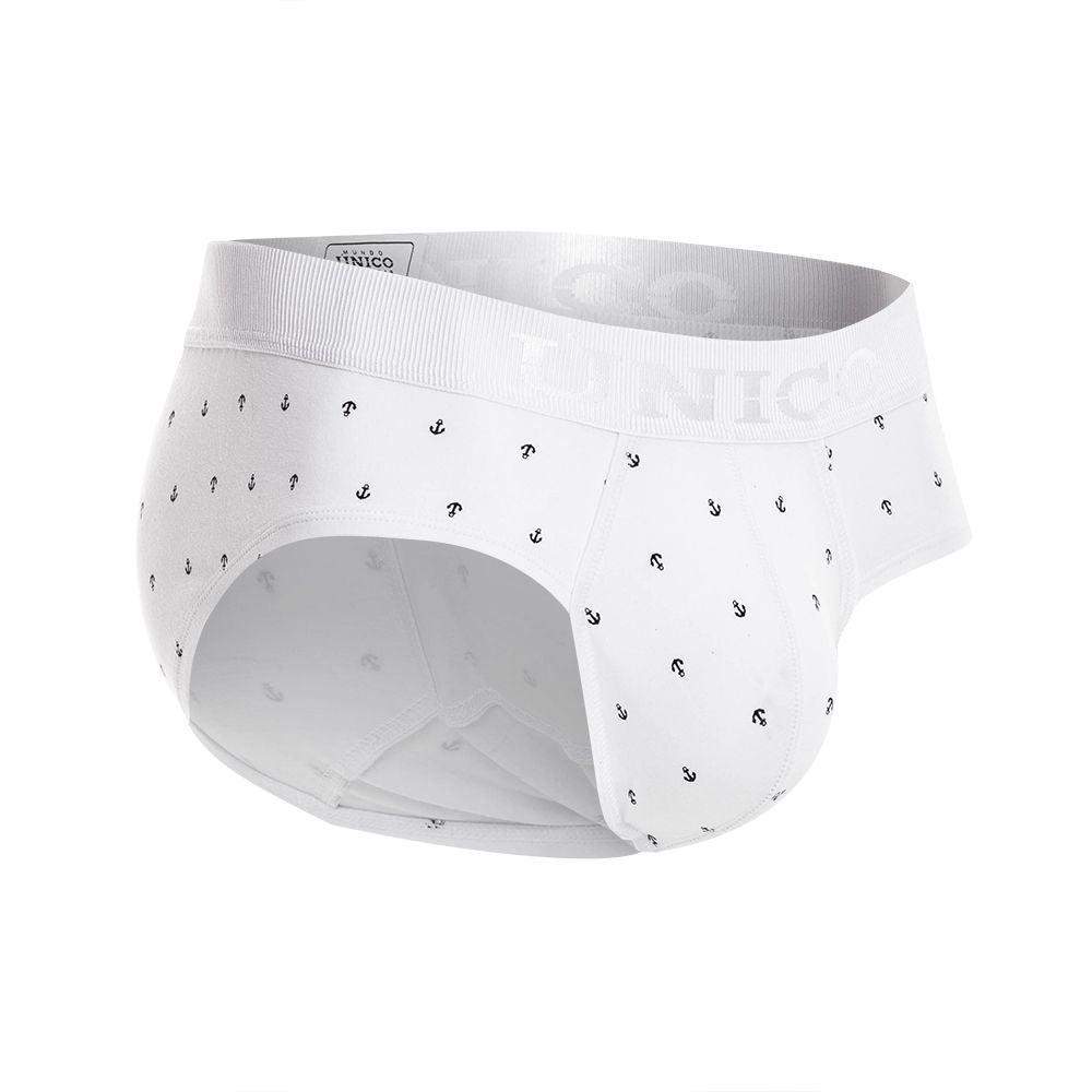 Unico 22110201101 Naviero Briefs White Plus Sizes