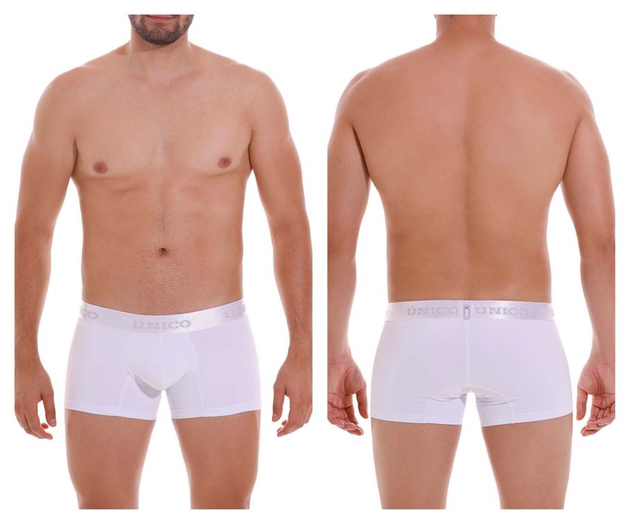 Unico 22120100101 Cristalino A22 Trunks White Plus Sizes