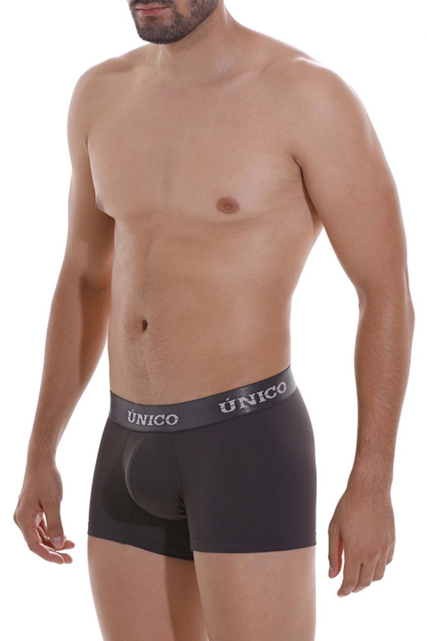 Unico 22120100108 Asfalto M22 Trunks Dark Gray Plus Sizes