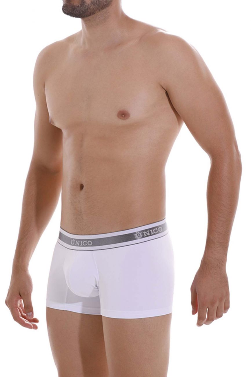 Unico 22120100109 Lustre A22 Trunks White Plus Sizes