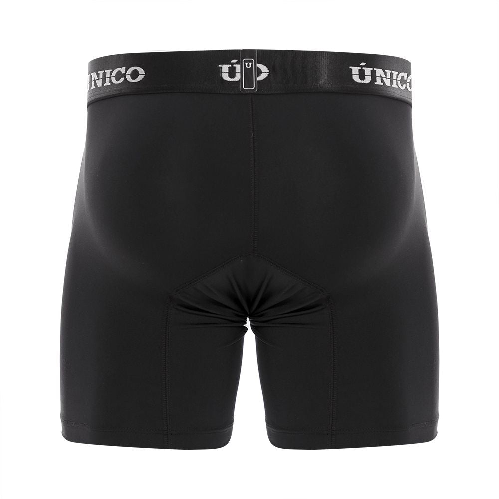 Unico 22120100207 Intenso M22 Boxer Briefs Black Plus Sizes