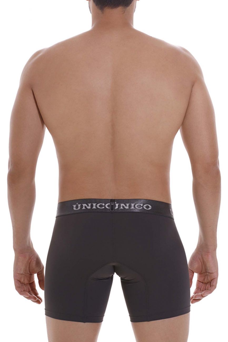 Unico 22120100208 Asfalto M22 Boxer Briefs Dark Gray Plus Sizes