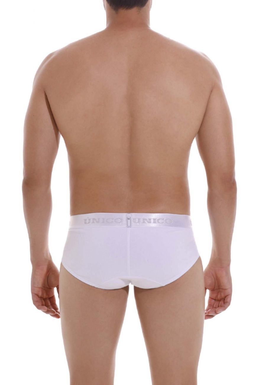 Unico 22120201101 Cristalino A22 Briefs White Plus Sizes