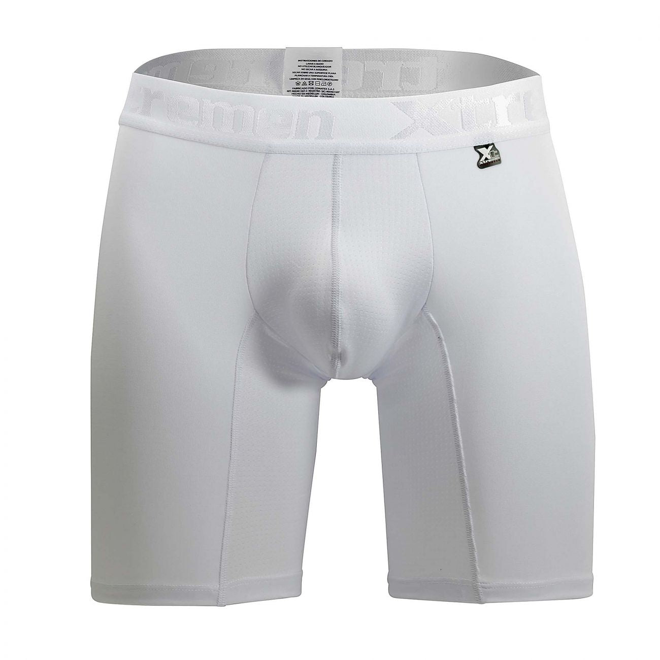 Xtremen 51471 Microfiber Boxer Briefs White