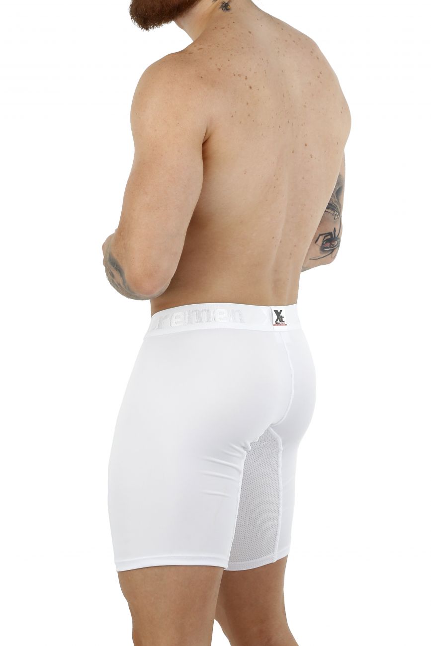 Xtremen 51471 Microfiber Boxer Briefs White
