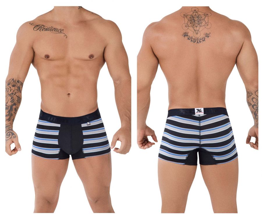Xtremen 51475C Microfiber Athletic Trunks Black
