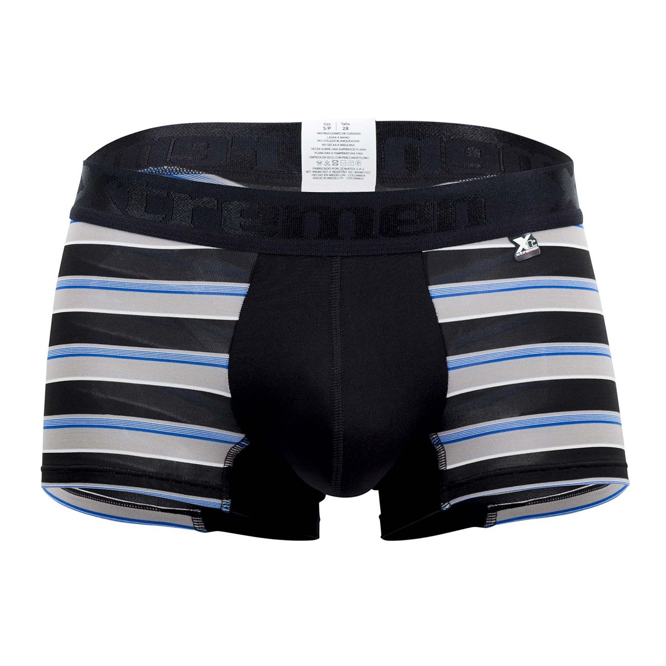 Xtremen 51475C Microfiber Athletic Trunks Black