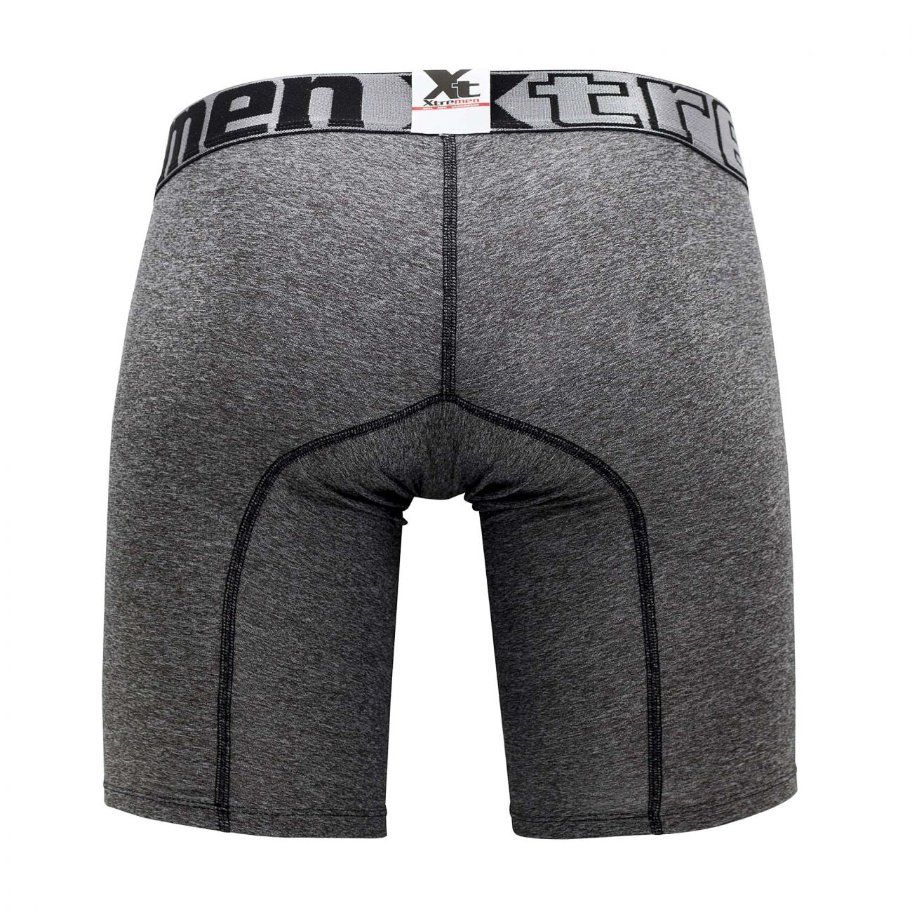 Xtremen 51485 Microfiber Athletic Boxer Briefs Black