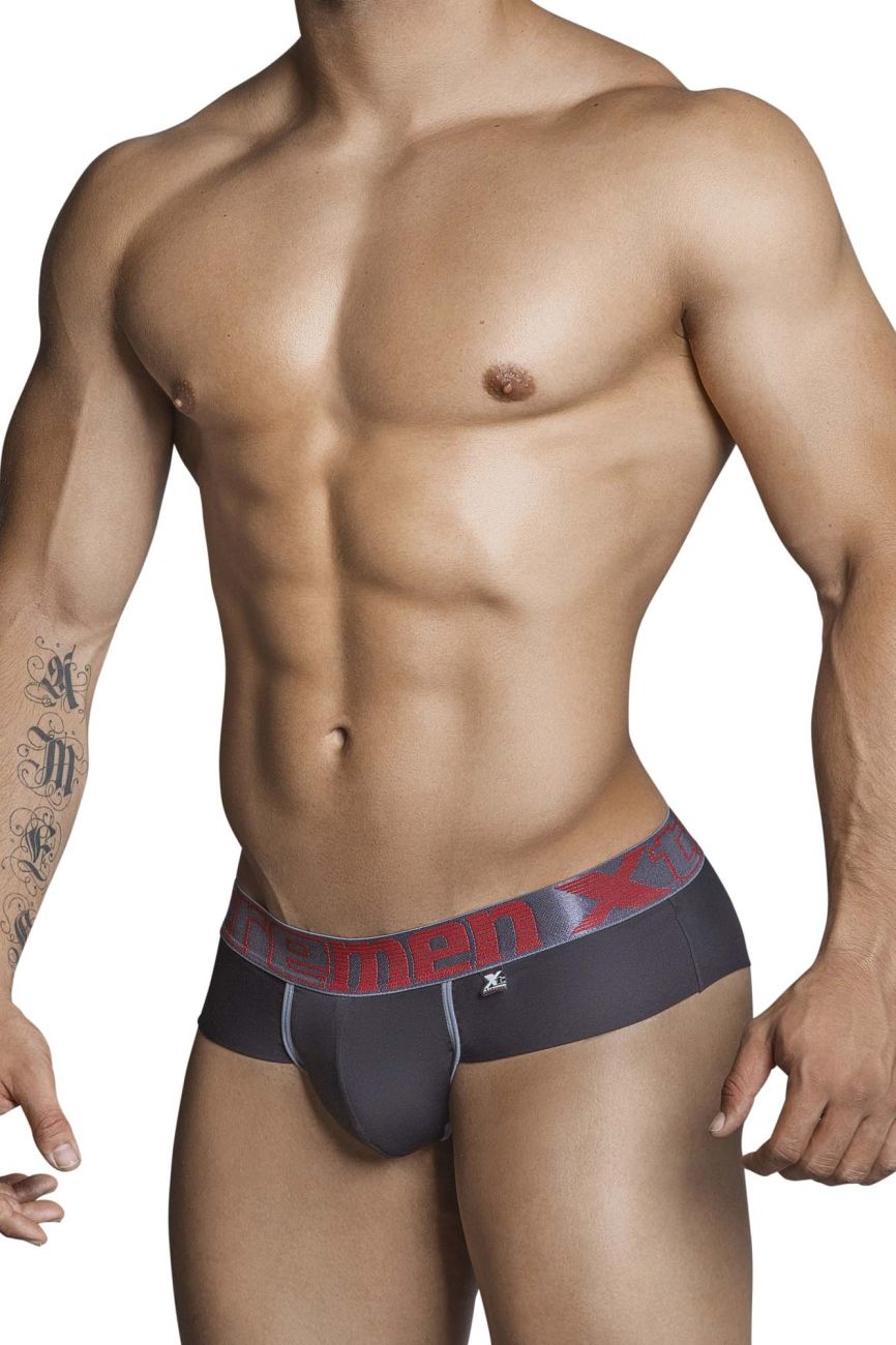 Xtremen 91020-3 3PK Briefs Coral-Black-Coral