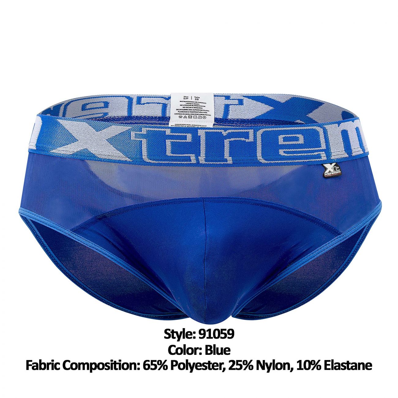Xtremen 91059 Peekaboo Mesh Briefs