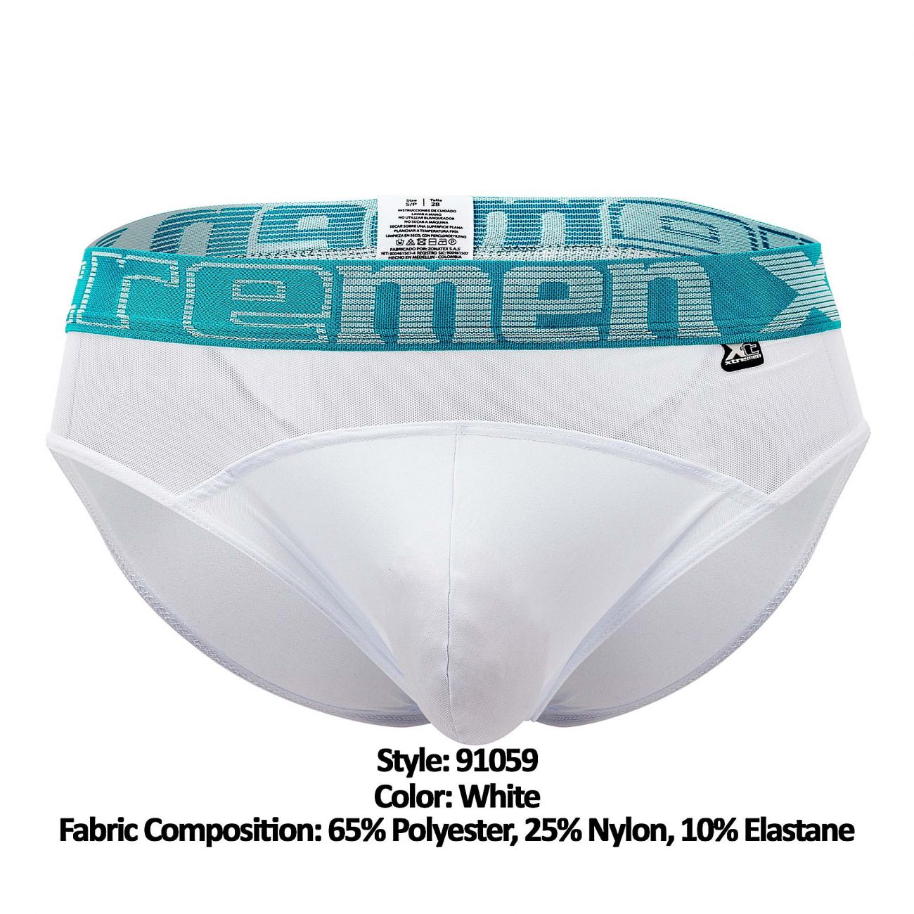 Xtremen 91059 Peekaboo Mesh Briefs
