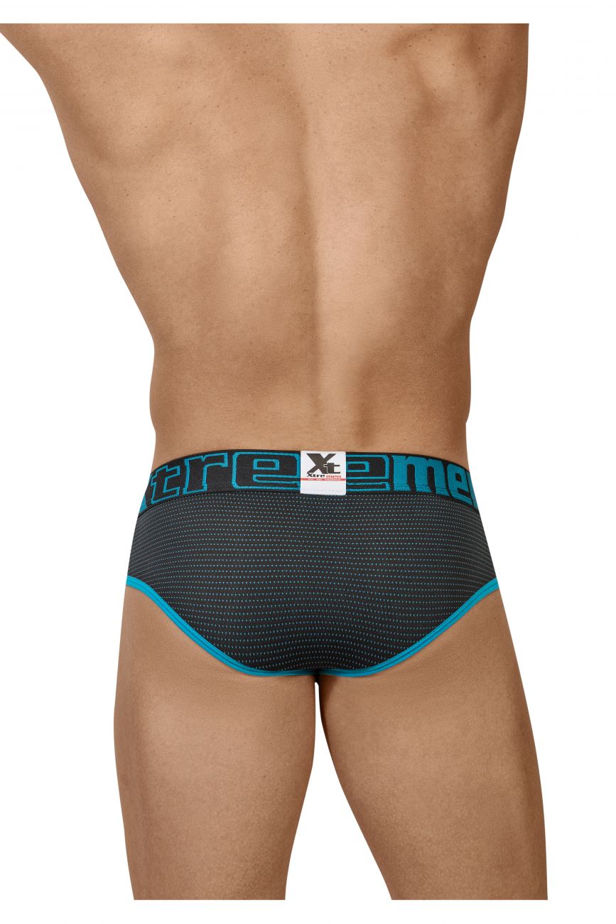Xtremen 91062 Athletic Piping Briefs Black