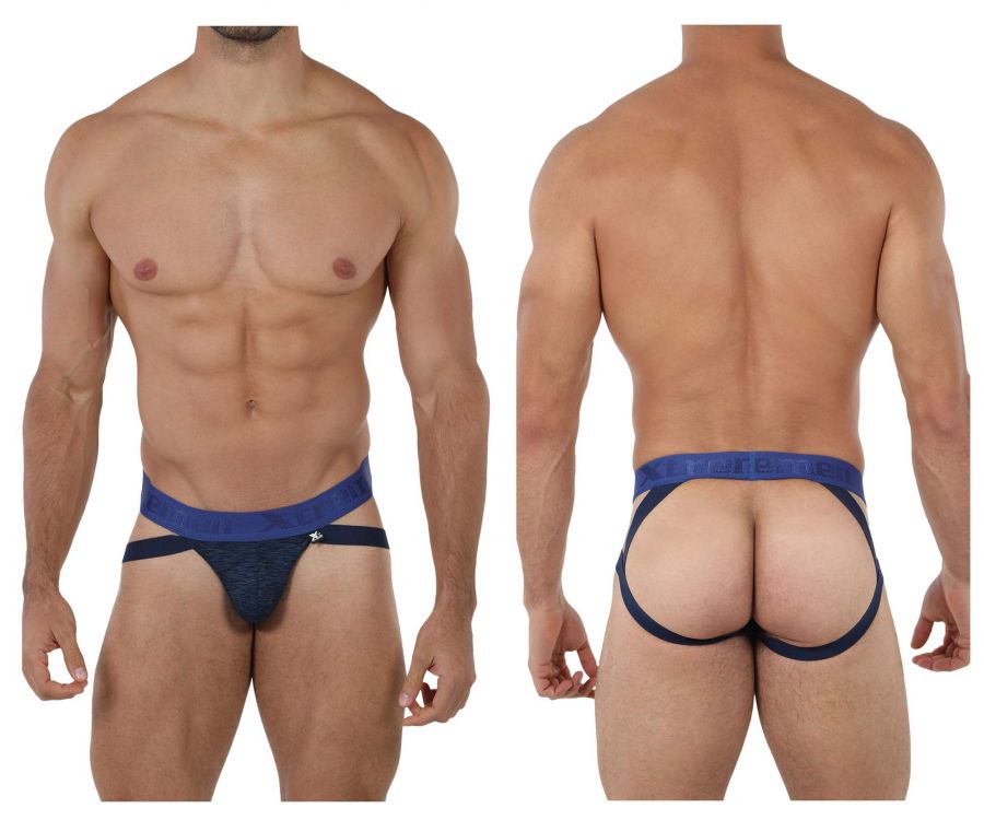 Xtremen 91068 Microfiber Jockstrap Dark Blue