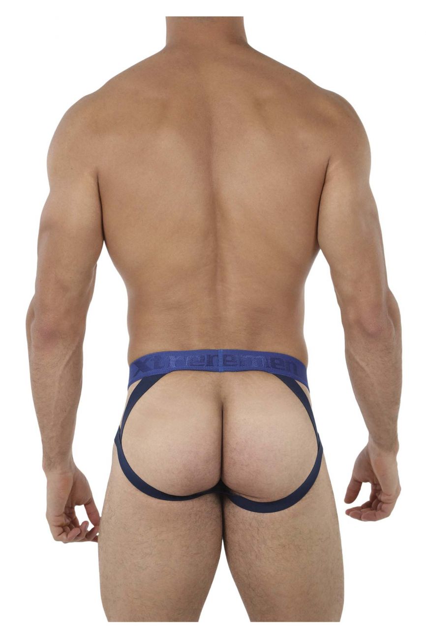 Xtremen 91068 Microfiber Jockstrap Dark Blue