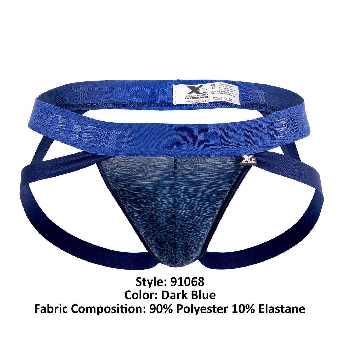 Xtremen 91068 Microfiber Jockstrap Dark Blue