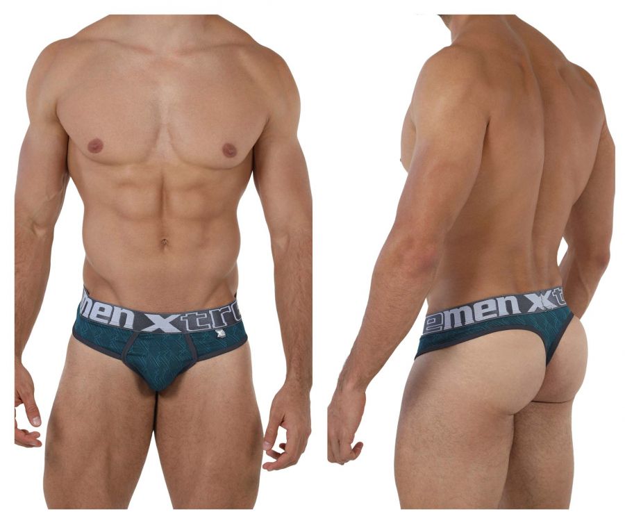 Xtremen 91073 Microfiber Jacquard Thongs Jade