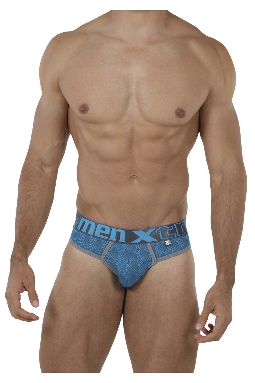 Xtremen 91073 Microfiber Jacquard Thongs Turquoise