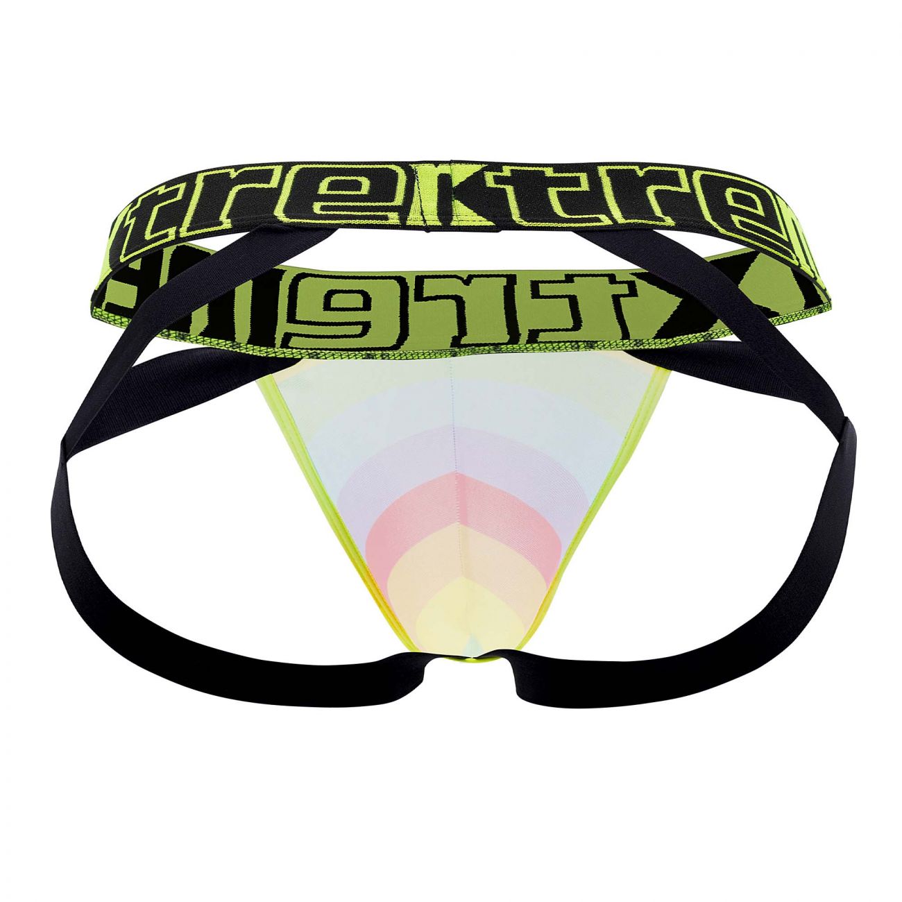 Xtremen 91083 Microfiber Pride Jockstrap Green