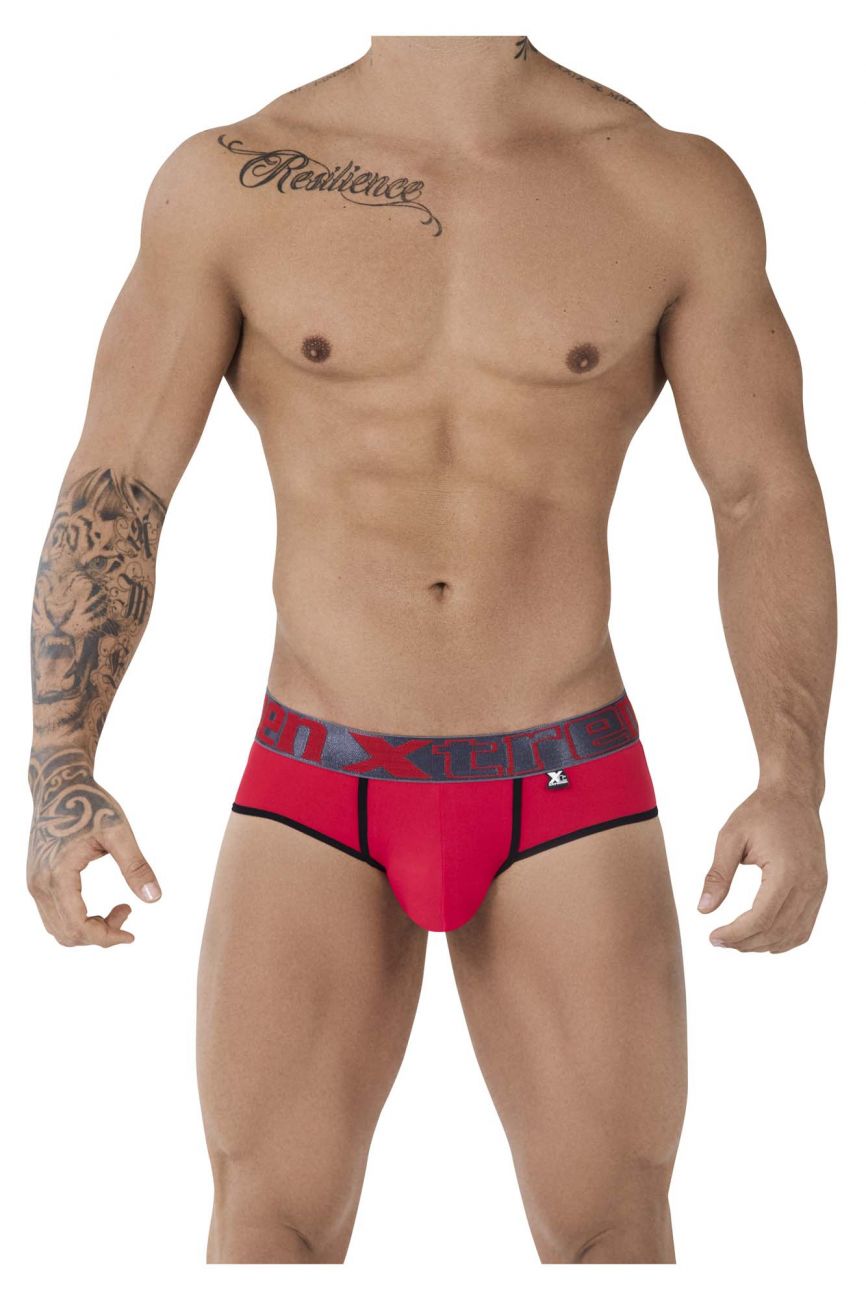Xtremen 91088 Microfiber Pride Briefs Red
