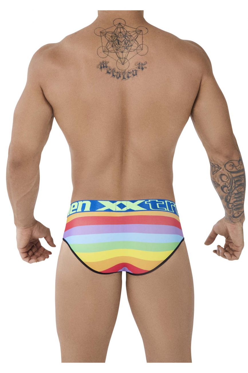 Xtremen 91088 Microfiber Pride Briefs Turquoise