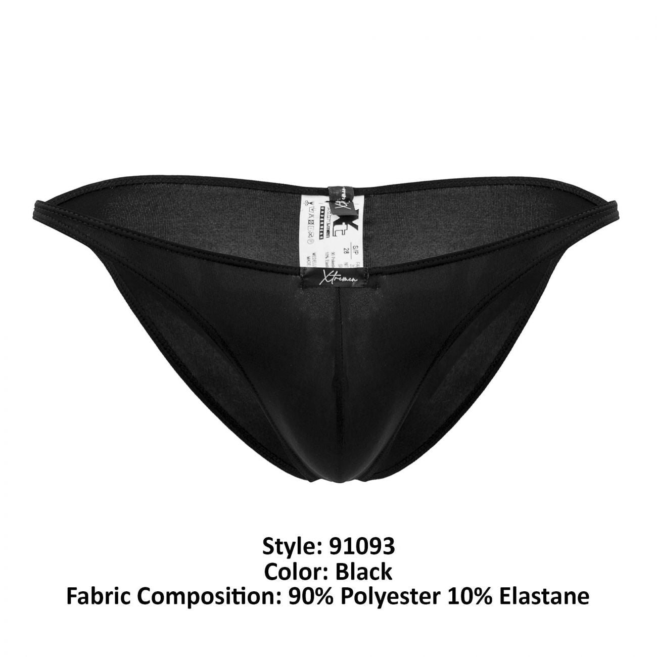 Xtremen 91093 Microfiber Bikini Black